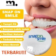 SNAP ON SMILE GIGI PALSU INSTAN ATAS BAWAH 100% ORI PERAPI GIGI OMPONG