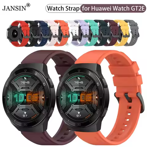 Silicone Watch Strap For Huawei Watch GT2E Smartwatch Sport Band Bracelet for Huawei Watch GT2 E Wri