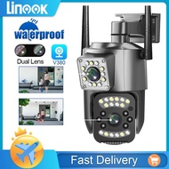 Linook V380 Pro 4G SIM Card CCTV Camera WIFI 4K 8MP, Wireless Outdoor Surveillance Camera, IP Security Camera