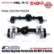 GARDAN UPGRADE PORTAL AXLE WPL 1/16 SCALE CRAWLER RC CAR C14 C24 C24-1 C34 C44 C54 READY