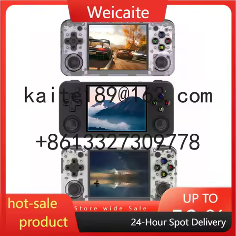 RG35XX H handheld game console touch screen H700 quad-core CPU, Linux system supports WiFi , dual-sl