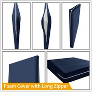Soft Foam Cover With Zipper Plain Single Mattress Protector Semi-Single Bed Topper Bed Sheet