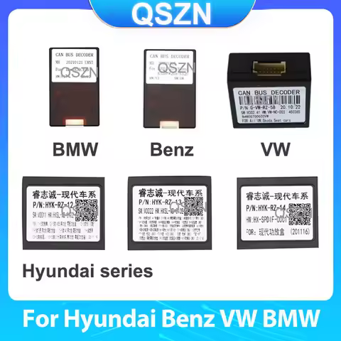 Car Adapter With Canbus Box Amplifier Decoder For Hyundai Sonata 9 KIA KX7 KX5 Sonata 8 /16 Benz W20