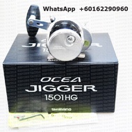 17 SHIMANO Fishing reel OCEA JIGGER 1501HG 2001NRHG BAITCASTING REEL WITH FREE GIFT