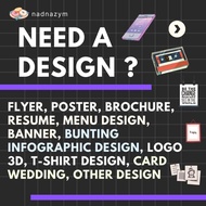 Servis Edit - shop design, Mock Up, Menu design, poster, brochure, bunting, Banner, slide design, Lo