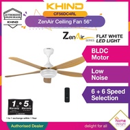 Khind Ceiling Fan ZenAir Series BLDC 56" CF56DC1R CF56DC2R CF56DC3RL CF56DC4RL CF56DC5R CF56DC6RL