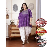 3XL - 6XL Indian Kurti with pants and dupatta Long Short Women Kurtis Kurta Tunic Top Blouse Plus Se
