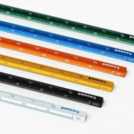NEWEST - HighTide Penco Drafting Scale Ruler Triangular 15cm Metal Ruler