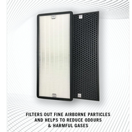 แผ่นกรอง ไส้กรองอากาศ  air purifier for tefal XD6071 XD6061 XD6077G0 PU6010 PU6015 Filter HEPA Filte
