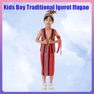 Kids Boy Traditional Igorot Ifugao Costume Indigenous Party Outfit For Halloween Christmas