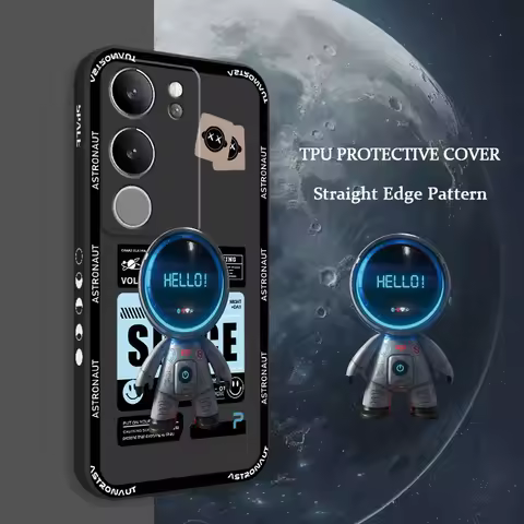 Tech Astronaut Phone Case For VIVO V50 V40 V30 V29 V29E V27 V27E V25 V25E V23 V23E V21 V20 Y20 Y12 Y