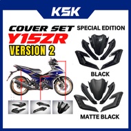 Velozi Top Cover Set Batman Design for Yamaha Y15ZR V2 / Y15 V2 Accessories Coverset
