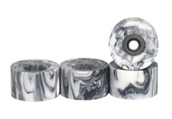 Apex 71D Urethane Fingerboard Wheels - Cruiser Style, Bowl Shaped, 8.7mm Diameter - ABEC-9 Stealth B