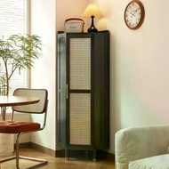 Free Shipping~Low Price~Corner Cabinet Corner Triangle Rattan Decoration Shelf Living Room Sofa Wall
