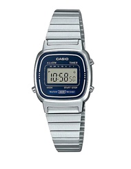 นาฬิกา รุ่น LA670WEGB CASIO นาฬิกาข้อมือมือ นาฬิกาผู้หญิง DIGITAL สายสแตนเลส รุ่น LA670WEGB-1B สีดำ