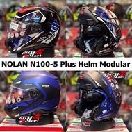 Nolan N100-5 PLUS Helmet (Free Pinlock) - Nolan Flip Up Nolan N10.5 N1005 N100+ N100