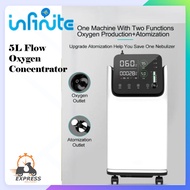 [READY STOCK] 5L FLOW OXYGEN  CONCENTRATOR RESPIRATOR VENTILATOR APPARATUS OXYGEN MACHINE  现货 制氧机家用吸