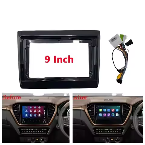 "9" 2DIN Radio Kit for 2024-2025 Isuzu D-Max | CANBUS Decoder & Dash Panel"