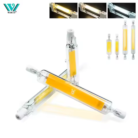 R7S LED Glass Tube 78mm 118mm COB Bulb 5W 10W 20W r7s Lampada Corn Lamp J78 J118 AC220V 110V Energy 