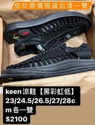 [26.5cm] Keen 涼鞋【黑彩虹低】