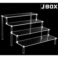Clear Acrylic Display Stand 2/3/4/5 Layers (JBox)