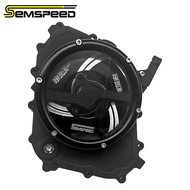 ฝาครอบคลัทช์ป้องกันเครื่องยนต์ CNC รถจักรยานยนต์ SEMSPEED ฝาครอบข้อเหวี่ยงสำหรับ675SR CFMOTO 675NK 2