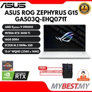 Asus ROG Zephyrus G15 GA503Q-EHQ071T 15.6'' QHD Gaming Laptop Moonlight (R9 5900HS/16GB/512 NVME/RTX 3050Ti /W10)