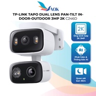 TP-Link Tapo Dual Lens Pan/Tilt Indoor/Outdoor Home Security Camera 3MP C246D - Genuine product