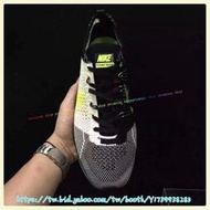 (promise shop)Nike Flyknit Racer 陰陽 螢光黃 編織 526628-170