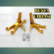 SATRIA FU REAR HANGING GOLD FOOTSTEP - SATRIA FU FULL GOLD REAR CORN FOOT STEP GOLD FULL -STEP FU, G