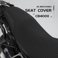 Motorcycle Accessories Anti-Slip 3D Mesh Fabric Seat Cover Breathable Waterproof Cushion For Honda CB400X CB 400 X CB 400X