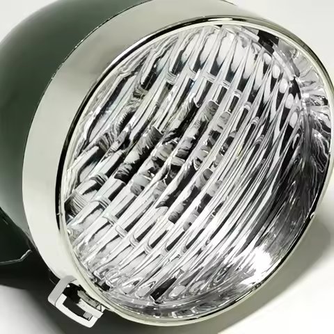Q404 Bicycle Retro Lights, Headlamps, Warheads, British Cycling Headlights, 3LED, Molded Case, Cycli
