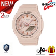 【Spot goods】G Shock Jam tangan Ladies Original 100% Women Japan Watch GA-2100 pink resin strap Quart