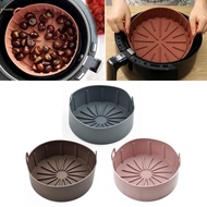 16cm Air Fryer Inner Pots Silicone Pot 1Pcs Baking Tools Pink 2021 New