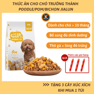 Túi 25kg Hạt thức ăn chó JIALUN mix sẵn gà trứng