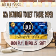 ❤KCA❤ Toilet paper Bathroom Tissue 10 rolls (8000s x 3ply) -SB-KCA
