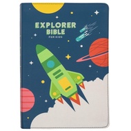 CSB Explorer Bible for Kids, Blast Off LeatherTouch, Indexed