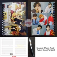 A5 Notebook Package + KPOP Large Pen - EXO EXO-SC EXO-CBX