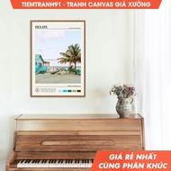 Wall paintings, Oil Paint, Belize Wall Art, Belize Poster, Belize Photo, Belize Wall Decor, Central 