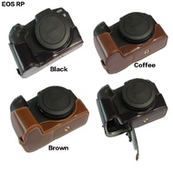 Retro Pu Leather Camera Bag Body Case For Canon EOS R RP R5 R6 M200 M50 M6 G5X 6D Mark II 6D2 G5XM2 M50II M6II Digital Cameras
