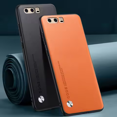 Huawei P10 Case Luxury PU Leather Case For Huawei P10 Back Cover Silicone Shockproof Full Protection