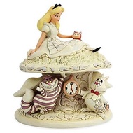 [清屋全新現貨 ］Jimshore Disney 迪士尼愛麗絲夢遊仙境Alice in Wonderland 愛麗絲 白兔先生 White Rabbit 妙妙貓 柴郡貓Cheshire Cat 擺設 