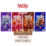 [Per Box] Pocky Crushed Nut Almond Milk Chocolate / Pocy Crushed Nut Almind Dark Chocolate 1 Box Sti