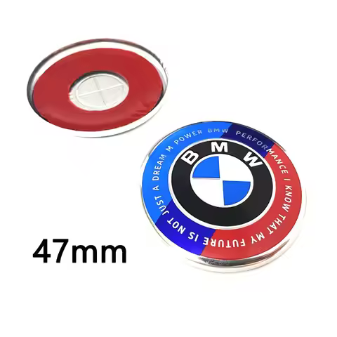 Car Wheel Center Cap Hub Covers Hood Front Rear Trunk Emblem For BMW 50TH Anniversary X1 X2 X3 X5 X6