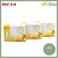 Mosa แก๊สโซดา แพ็ค 3 กล่อง (กล่องละ 10 หลอด x 3 กล่อง) (คาร์บอนไดออกไซด์ CO2) บริการเก็บเงินปลายทาง 