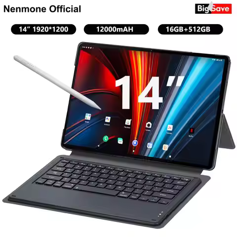 Nenmone Mpad15 14 inch Tablet 2 In 1 Tablet Laptop 14" Octa Core 16GB RAM 512GB ROM Android14 Tablet