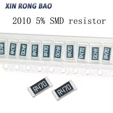 50pcs 2010 5% 3/4W SMD Chip Resistor resistors 0R - 10M 0 10 100 220 470 ohm 0R 10R 100R 220R 470R 1