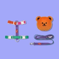 Pethroom X Wiggel Backpack Harness Set เซตสายรัดอกพร้อมสายจูง และกระเป๋าเป้สะพายหลัง นำเขาจากเกาหลี