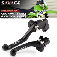 Pivot Brake Clutch Levers For KAWASAKI KDX 200R 220R 250 Motorcycle Accessories Motos Dirt Bike CNC 
