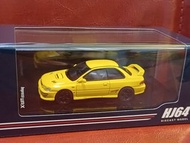 HJ64 1:64 Subaru Impreza WRX STI 22B hobby Japan yellow